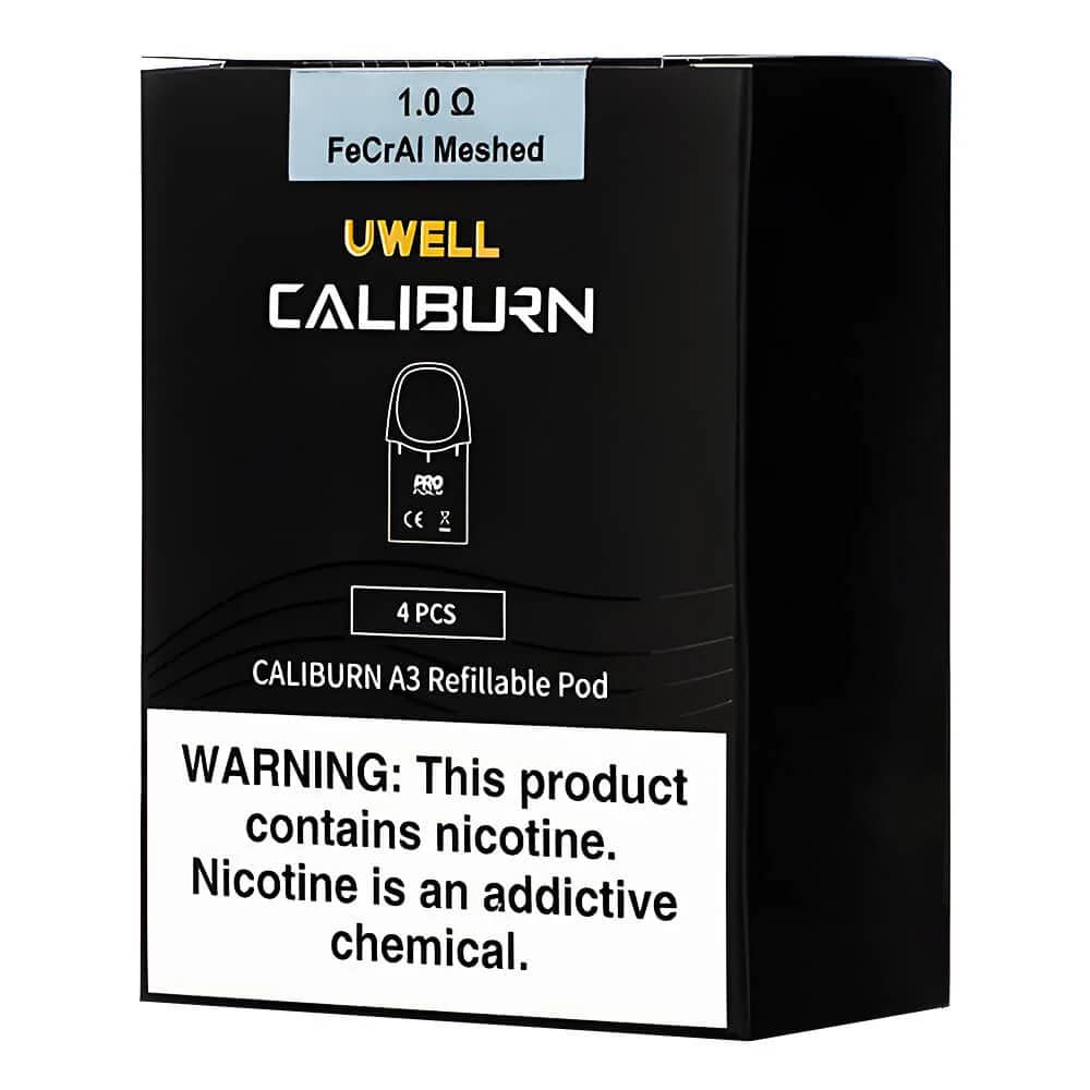 Uwell Caliburn A3 Replacement Pods 4 Packs