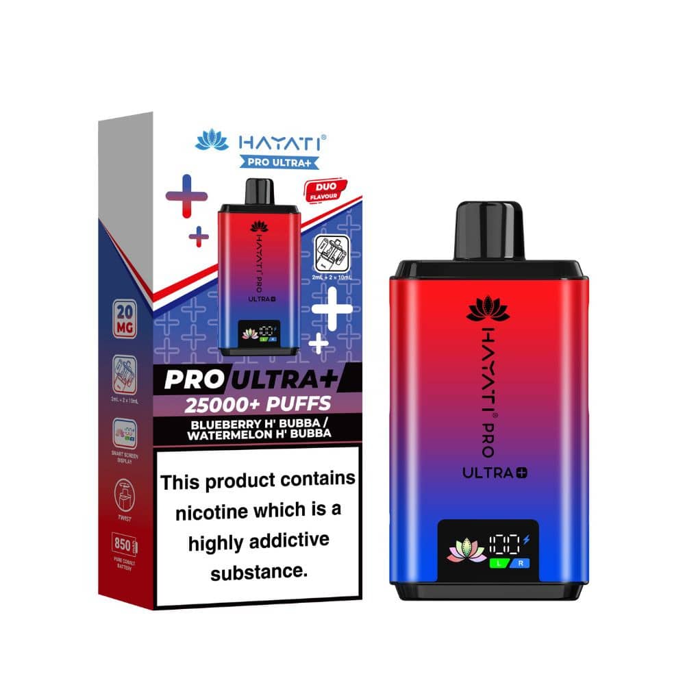 Hayati Pro Ultra Plus 25k Blueberry H' Bubba/ Watermelon H' Bubba