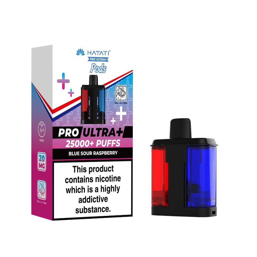 Hayati Pro Ultra Plus 25K Refill Pods Blue Sour Raspberry