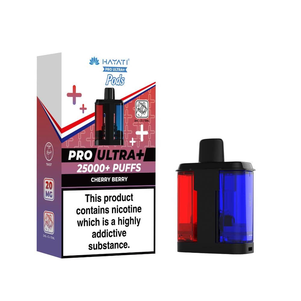 Hayati Pro Ultra Plus 25K Refill Pods Cherry Berry