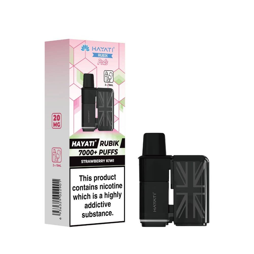 Hayati Rubik 7000 Refill Pods Strawberry Kiwi