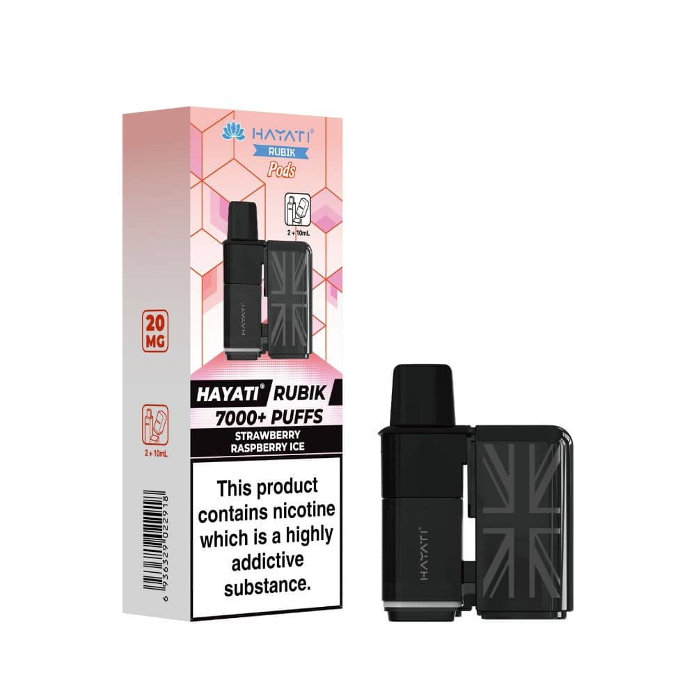Hayati Rubik 7000 Refill Pods Strawberry Raspberry Ice