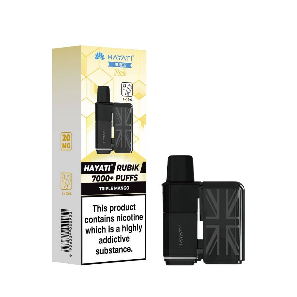 Hayati Rubik 7000 Refill Pods Triple Mango