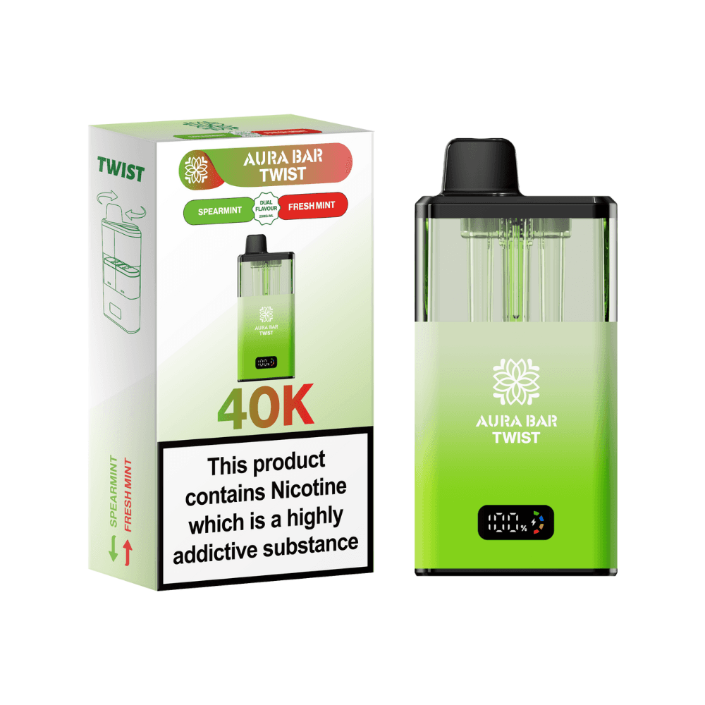 Crystal Prime Aura Bar Twist 40K Spearmint / Fresh Mint