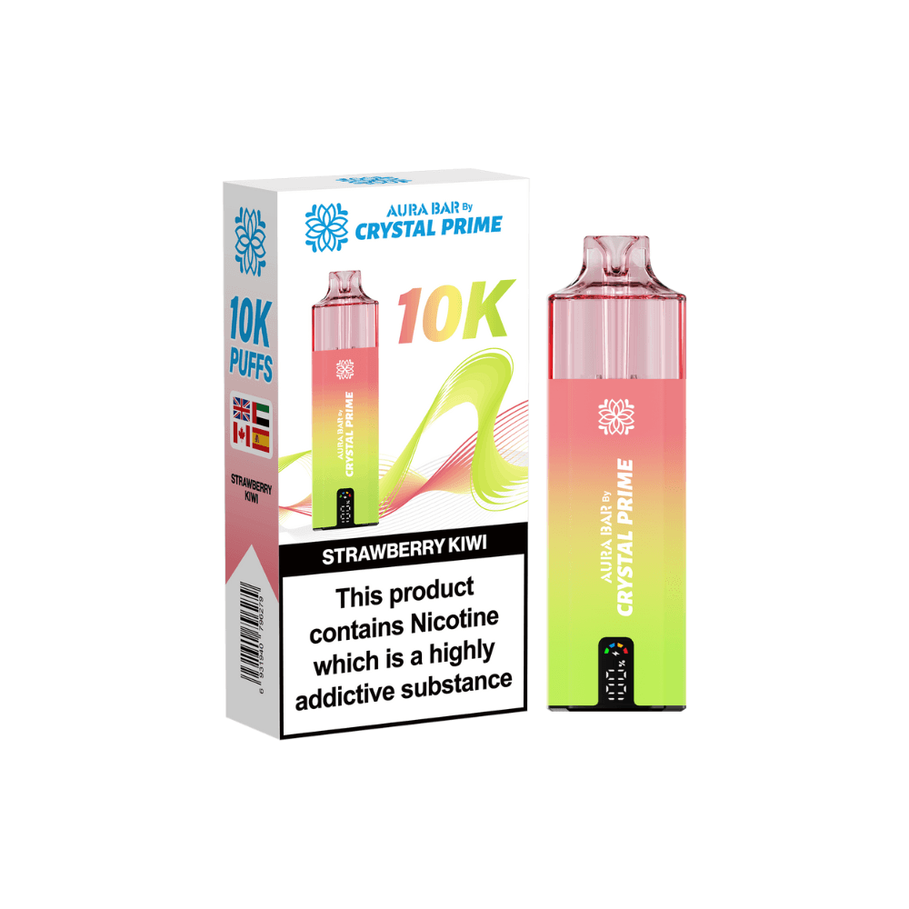 Crystal Prime Aura Bar 10K Strawberry Kiwi