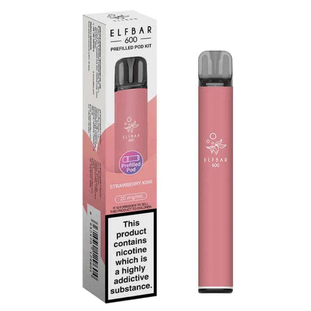 Elf Bar 600 Vape Kit Strawberry Kiwi