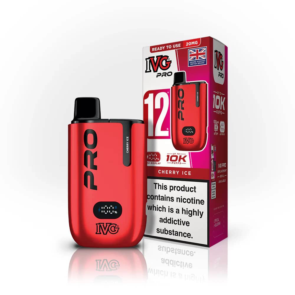 IVG Pro 12 Vape Kit Cherry Ice