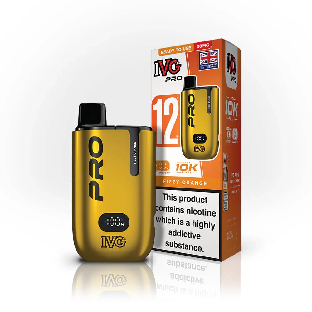 IVG Pro 12 Vape Kit Fizzy Orange