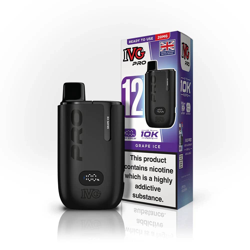 IVG Pro 12 Vape Kit Grape Ice