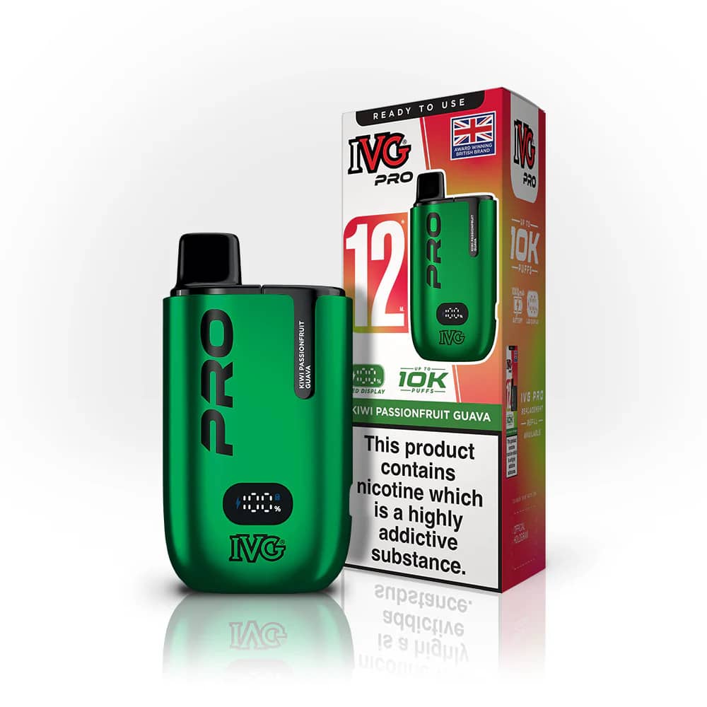 IVG Pro 12 Vape Kit Kiwi Passionfruit Guava