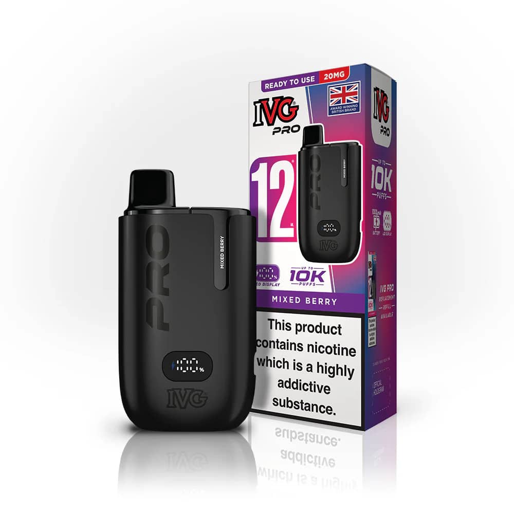IVG Pro 12 Vape Kit Mixed Berry Kit