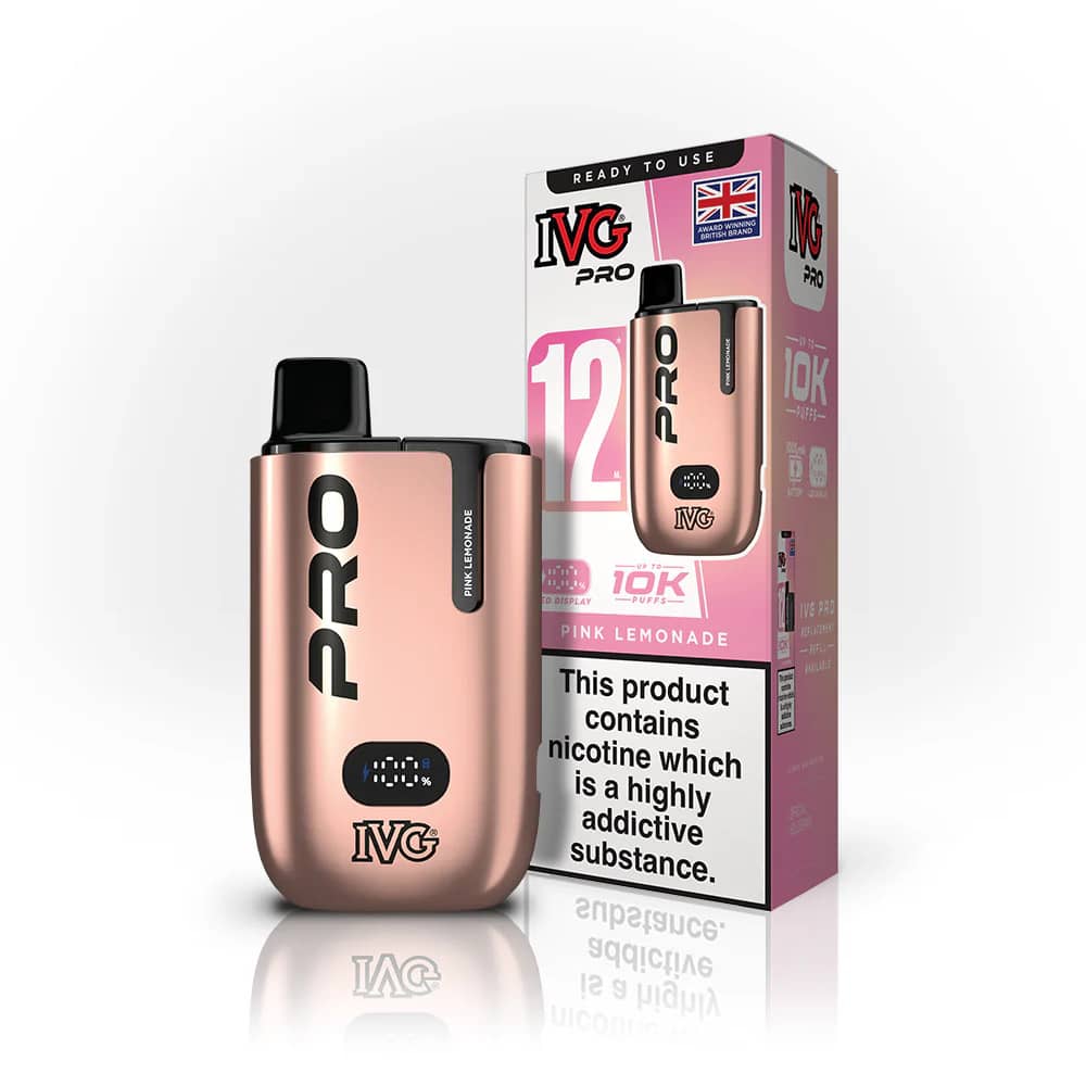 IVG Pro 12 Vape Kit Pink Lemonade