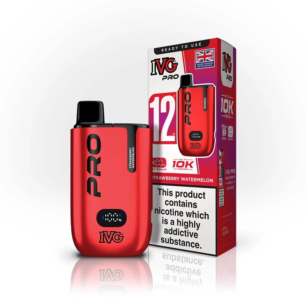 IVG Pro 12 Vape Kit Strawberry Watermelon