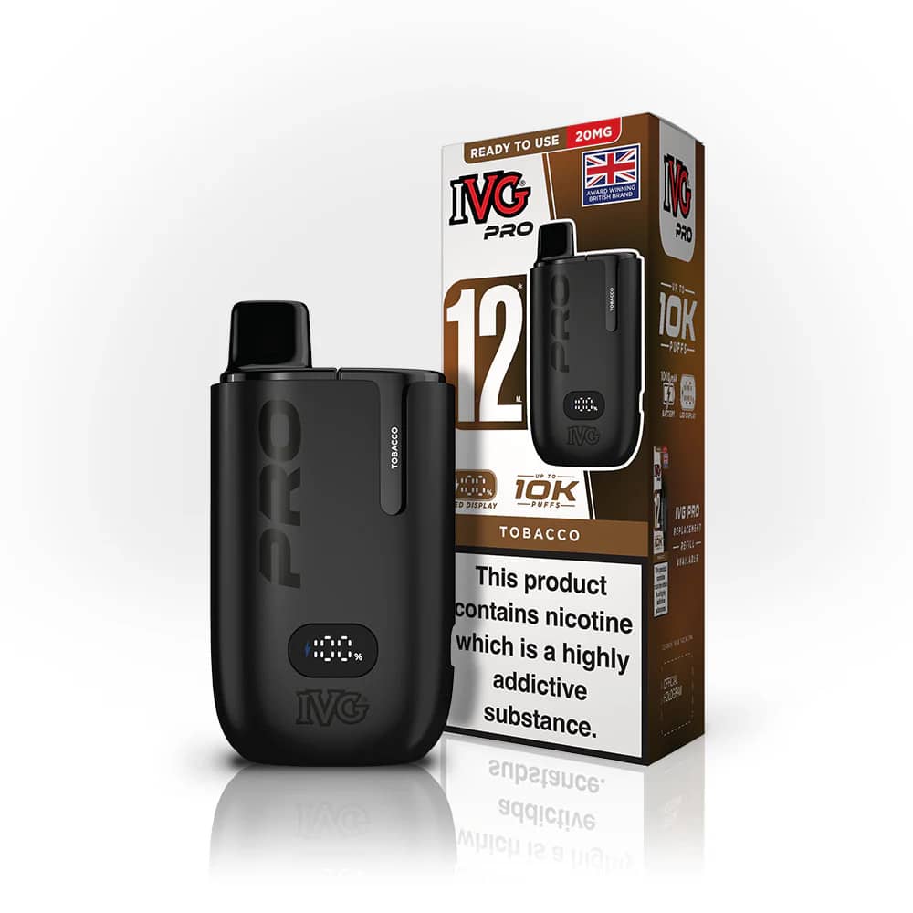 IVG Pro 12 Vape Kit Tobacco