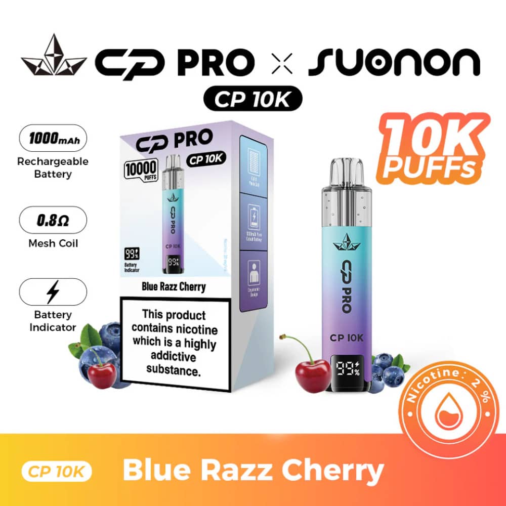 Crystal Pro CP 10k Blue Razz Cherry