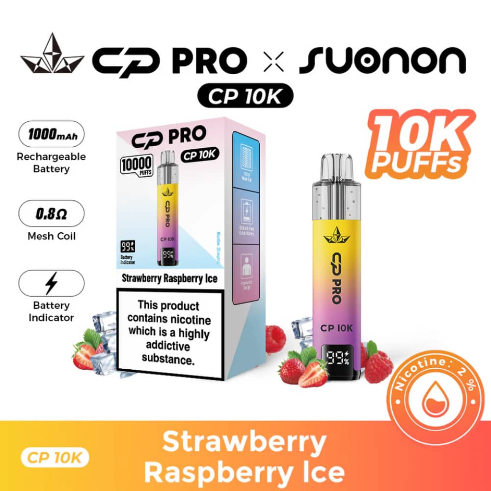Crystal Pro CP 10k Strawberry Raspberry Ice
