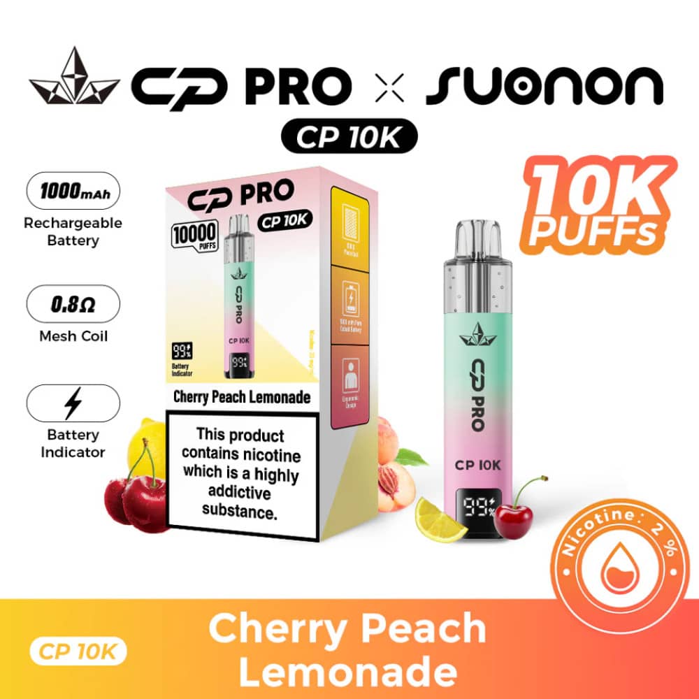 Crystal Pro CP 10k Cherry Peach Lemonade