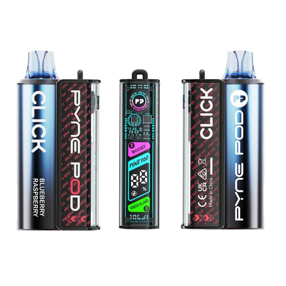 Pyne Pod Click 10k Vape Kit Blueberry Raspberry