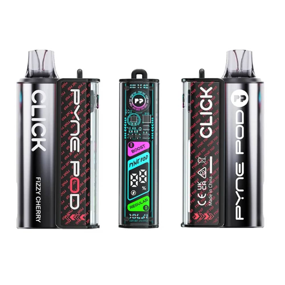Pyne Pod Click 10k Vape Kit Fizzy Cherry