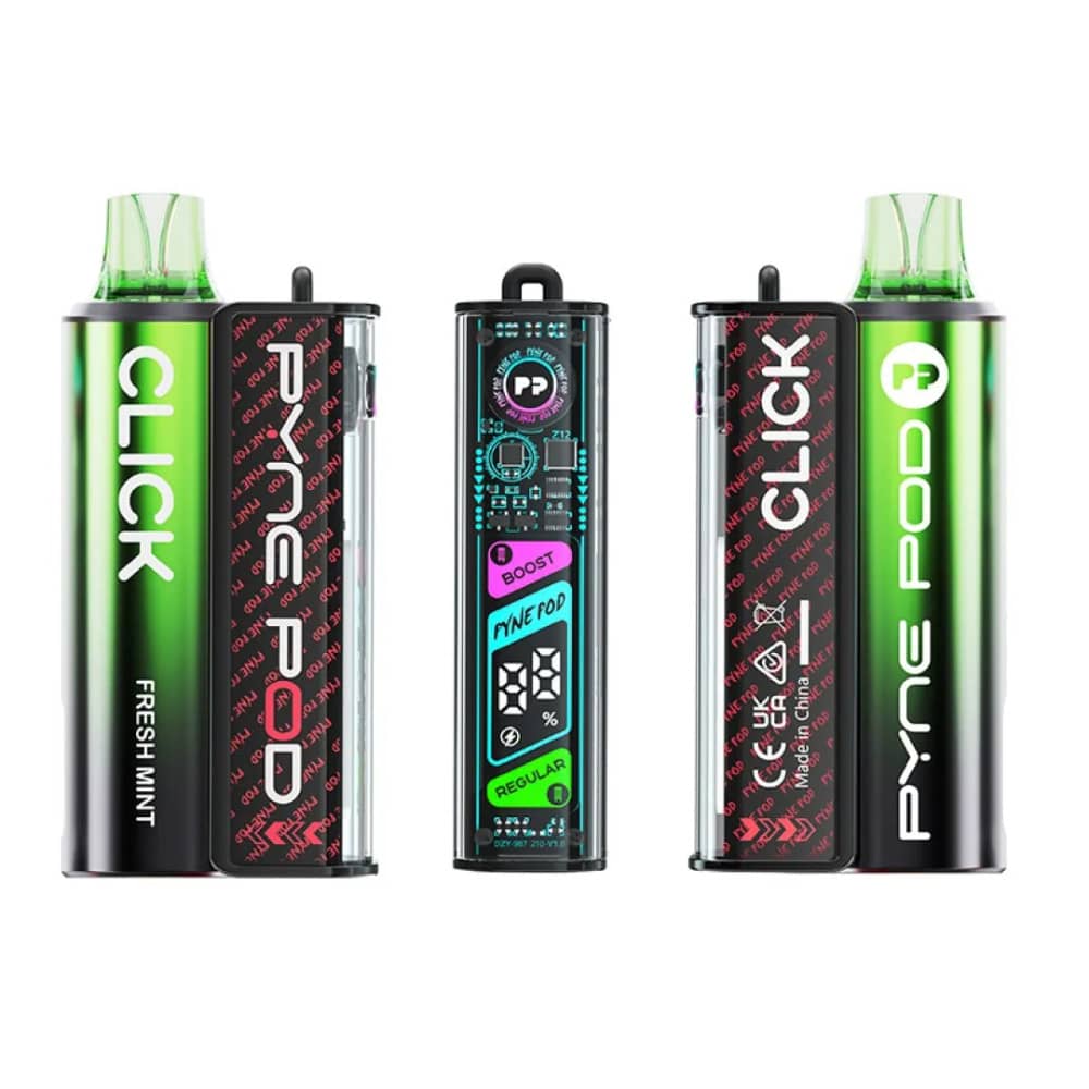 Pyne Pod Click 10k Vape Kit Fresh Mint