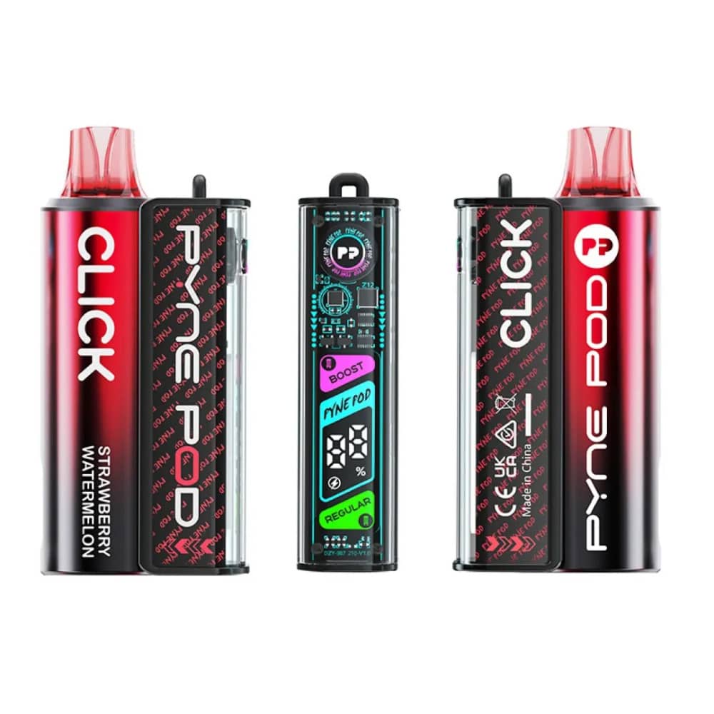 Pyne Pod Click 10k Vape Kit Strawberry Watermelon