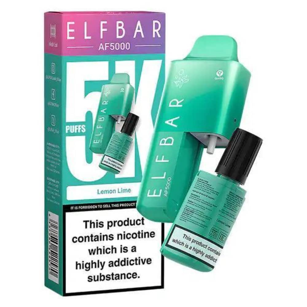 Elf Bar Af5000 Prefilled Vape Kit Lemon Lime