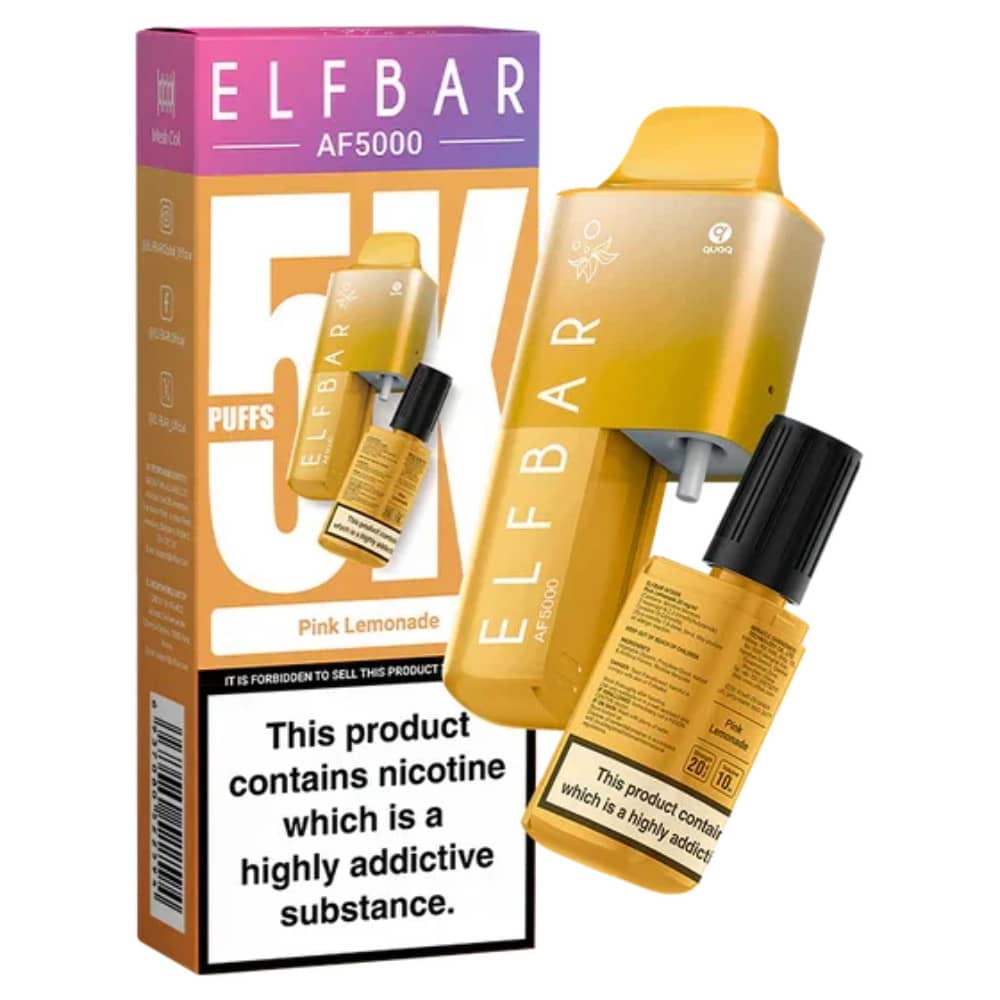 Elf Bar Af5000 Prefilled Vape Kit Pink Lemonade