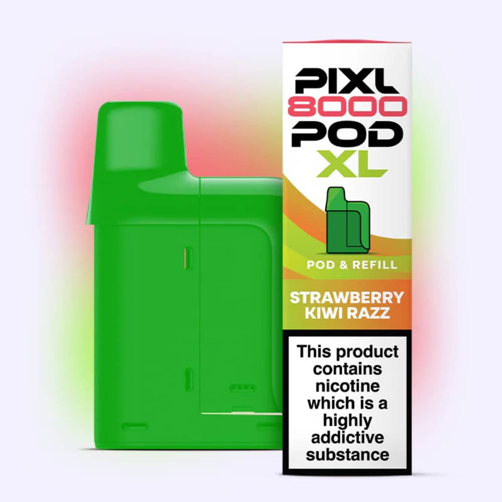 PIXL 8000 Refill Pods Strawberry Kiwi Razz