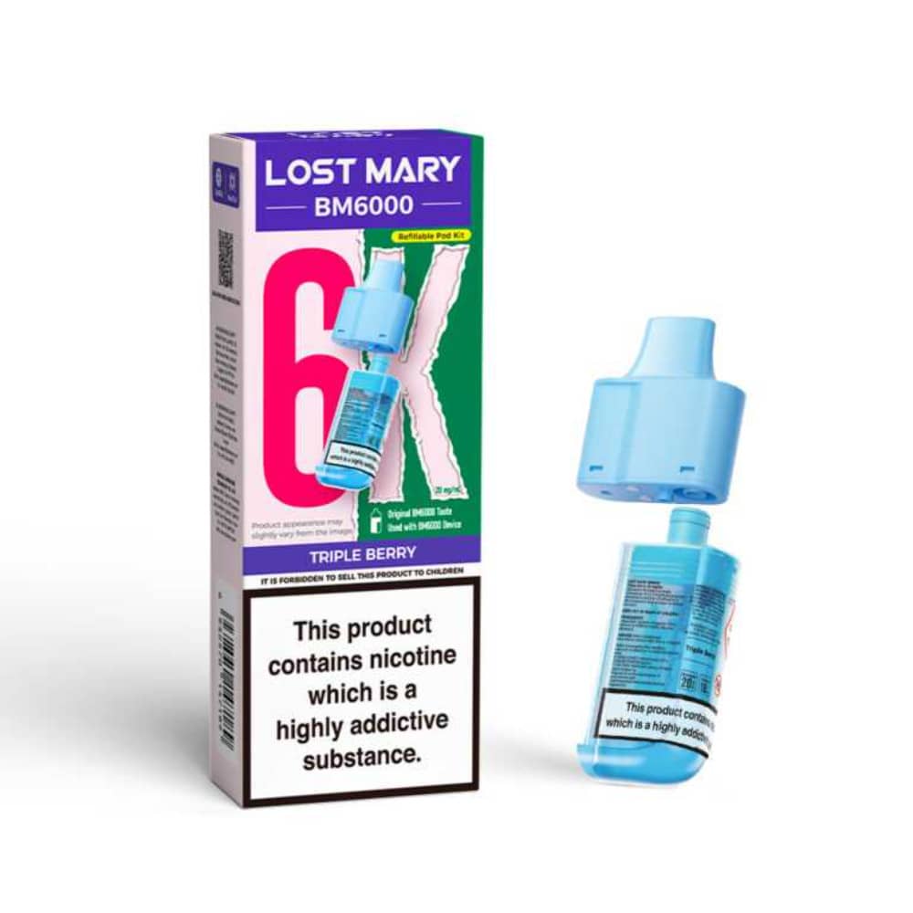 Lost Mary Bm6000 Refill Pods Triple Berry