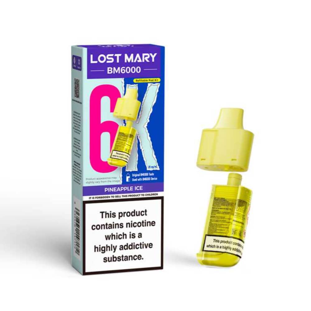 Lost Mary Bm6000 Refill Pods Pineapple Ice