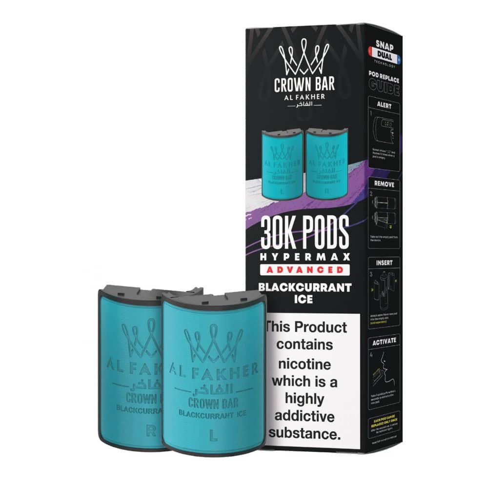 Al Fakher 30k Hypermax Refill Pods Blackcurrant Ice