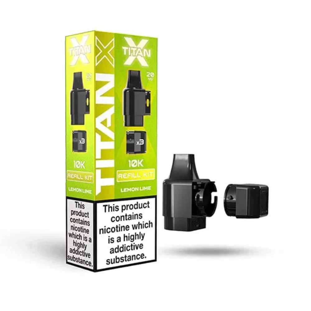 Titan X 10K Refill Pods Lemon Lime