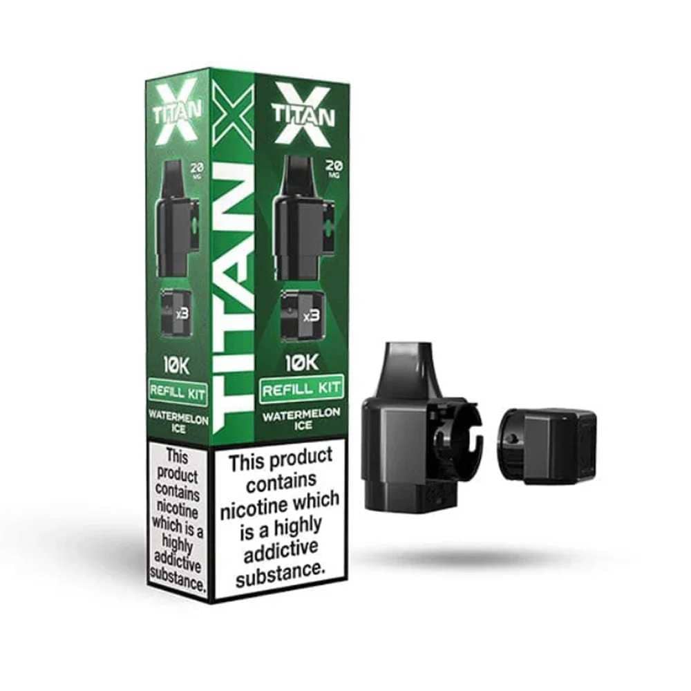 Titan X 10K Refill Pods Watermelon Ice