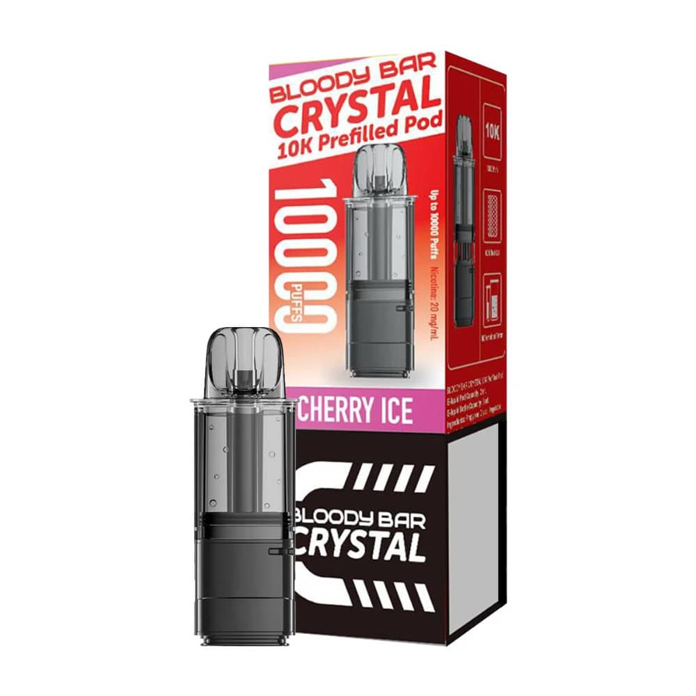 Bloody Bar Crystal 10k Pods Cherry Ice