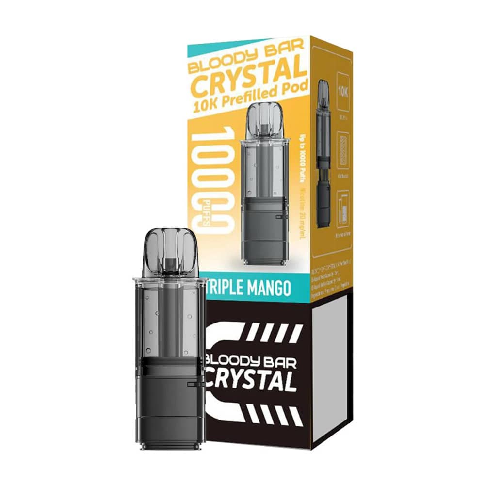 Bloody Bar Crystal 10k Pods Triple Mango