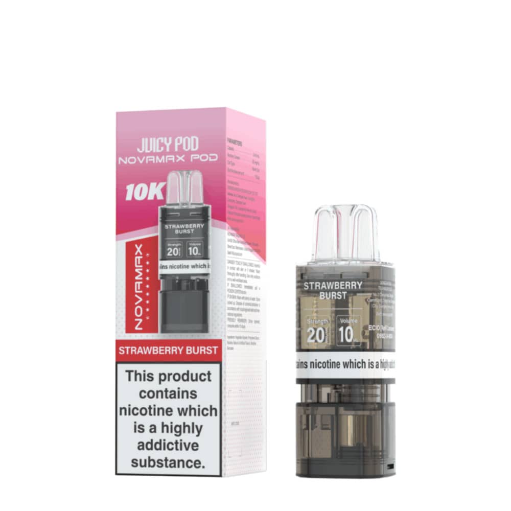 Juicy Pod Novamax 10K Pods Strawberry Burst
