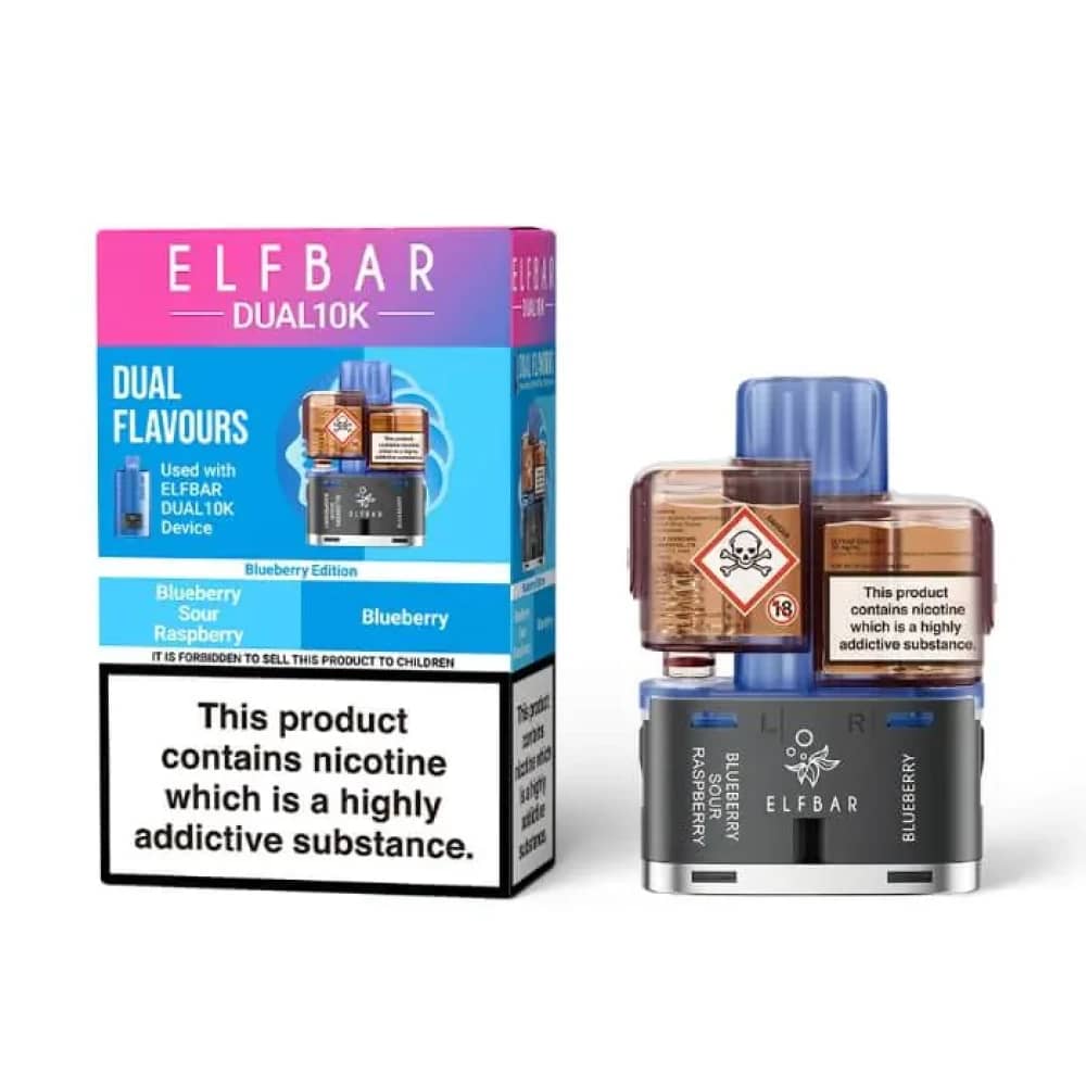 Elf Bar Dual 10k Pods Blueberry Edition