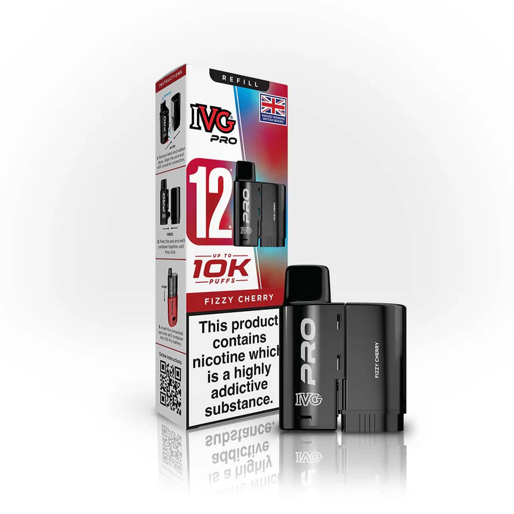 IVG Pro 12 Refill Pods Fizzy Cherry