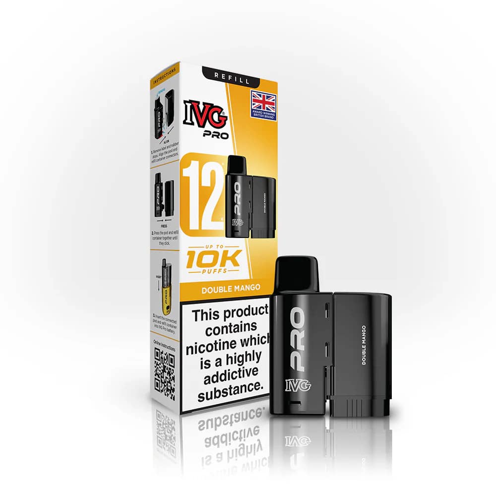 IVG Pro 12 Refill Pods Double Mango