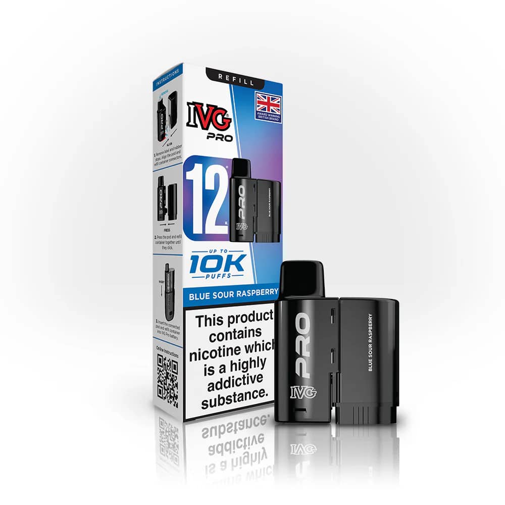 IVG Pro 12 Refill Pods Blue Sour Raspberry