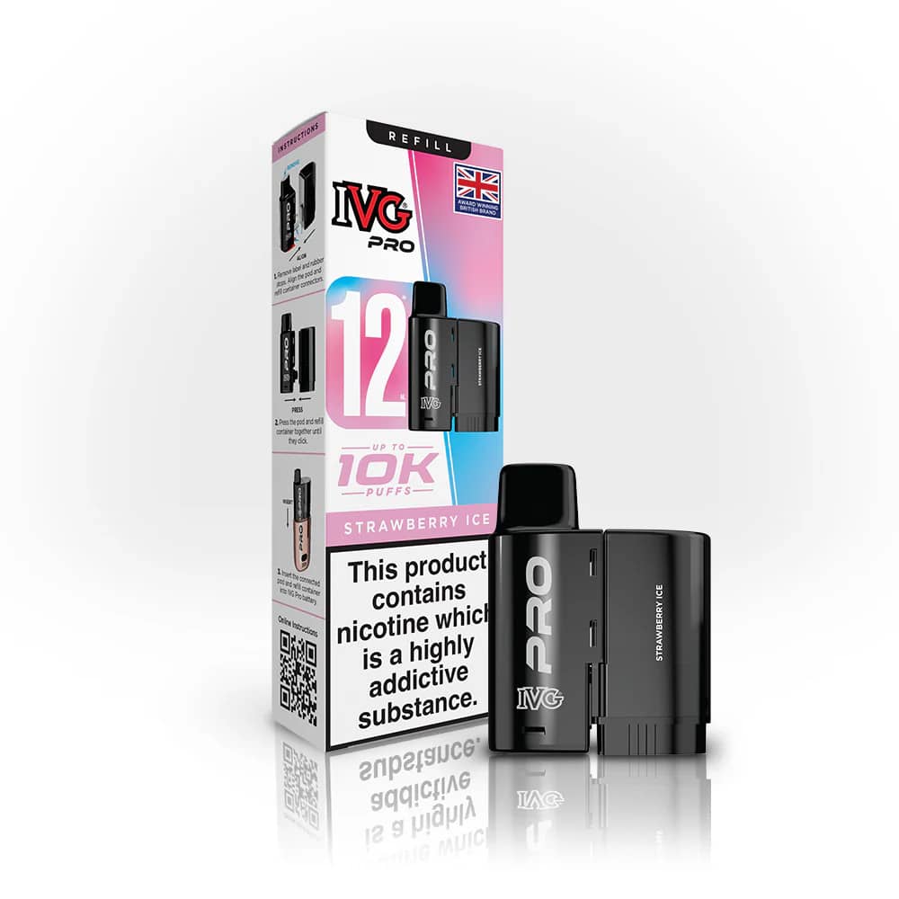 IVG Pro 12 Refill Pods Strawberry Ice