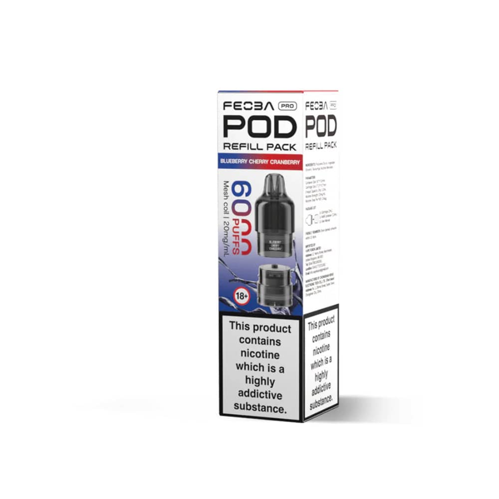 Feoba Pro Plus 6000 Pods Blueberry Cherry Cranberry