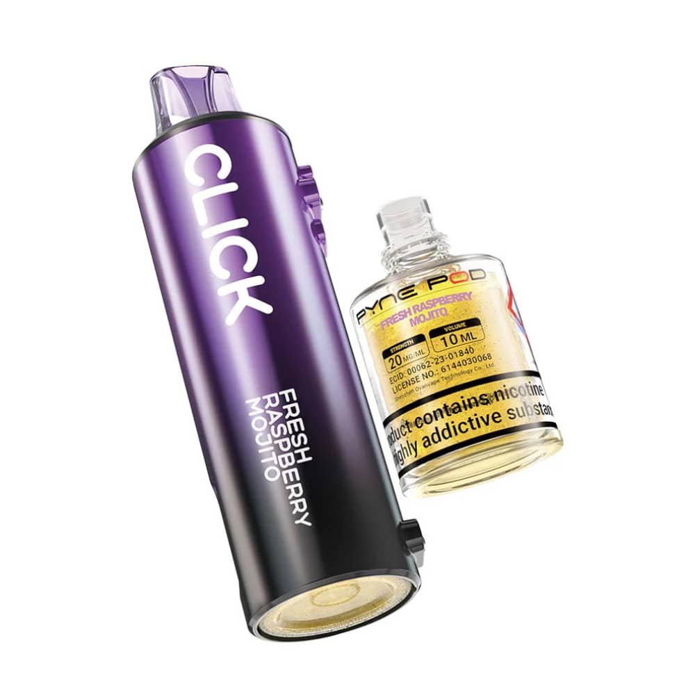 Pyne Pod Click 10k Refill Pods Fresh Raspberry Mojito