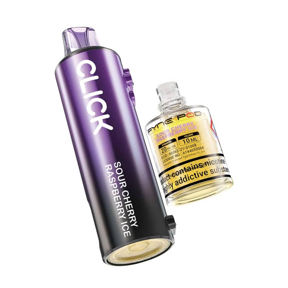 Pyne Pod Click 10k Refill Pods Sour Cherry Raspberry Ice