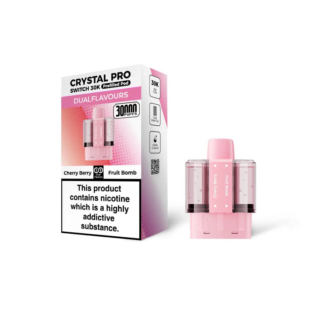 Crystal Pro Switch 30k Refill Pods Cherry Berry / Fruit Bomb
