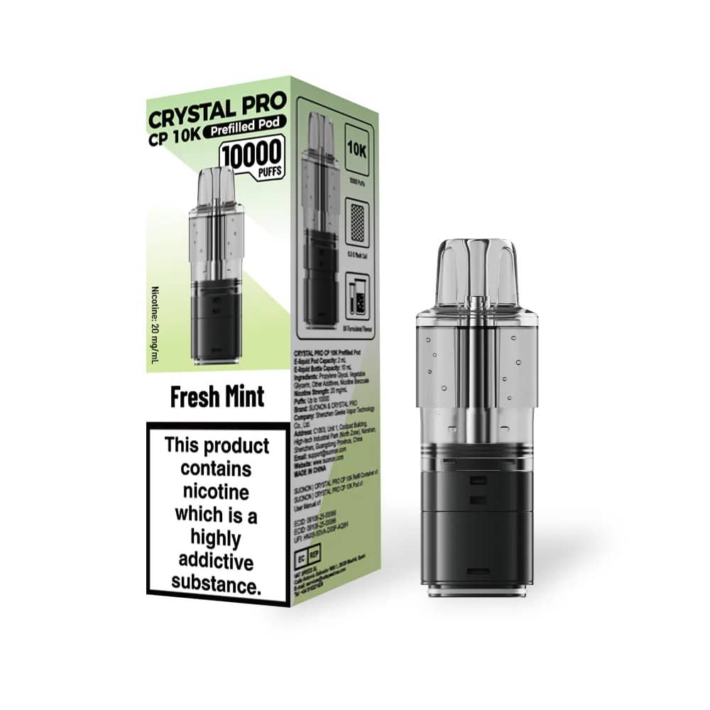 Crystal Pro CP 10k Refill Pods Fresh Mint