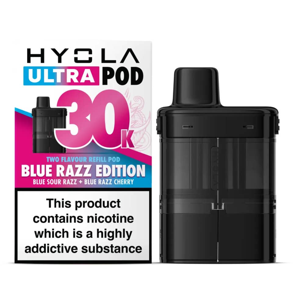 Hyola Ultra 30k Refill Pods Blue Razz Edition
