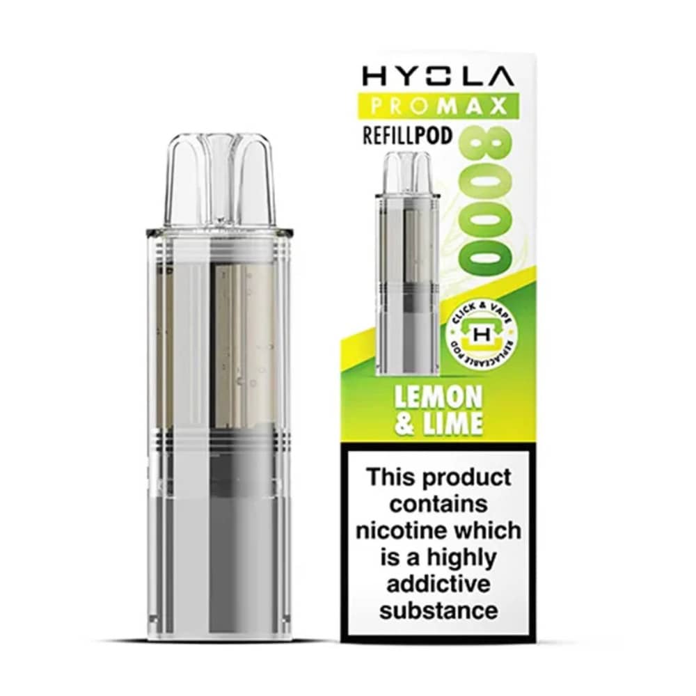 Hyola Pro Max 8000 Refill Pods Lemon & Lime