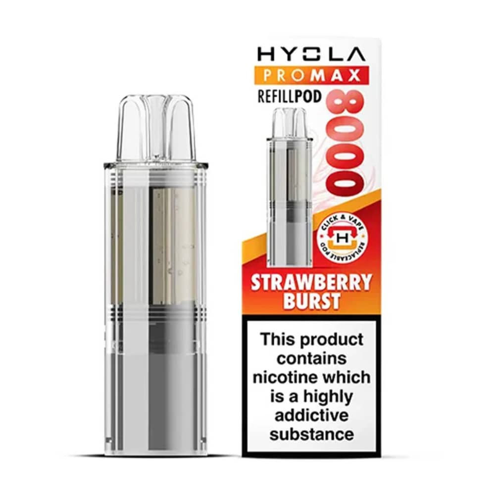 Hyola Pro Max 8000 Refill Pods Strawberry Rush Burst