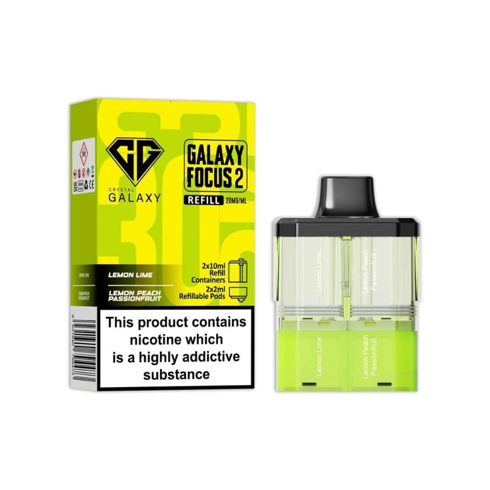 Crystal Galaxy 30k Focus 2 Pods Lemon Lime / Lemon Passion Fruit